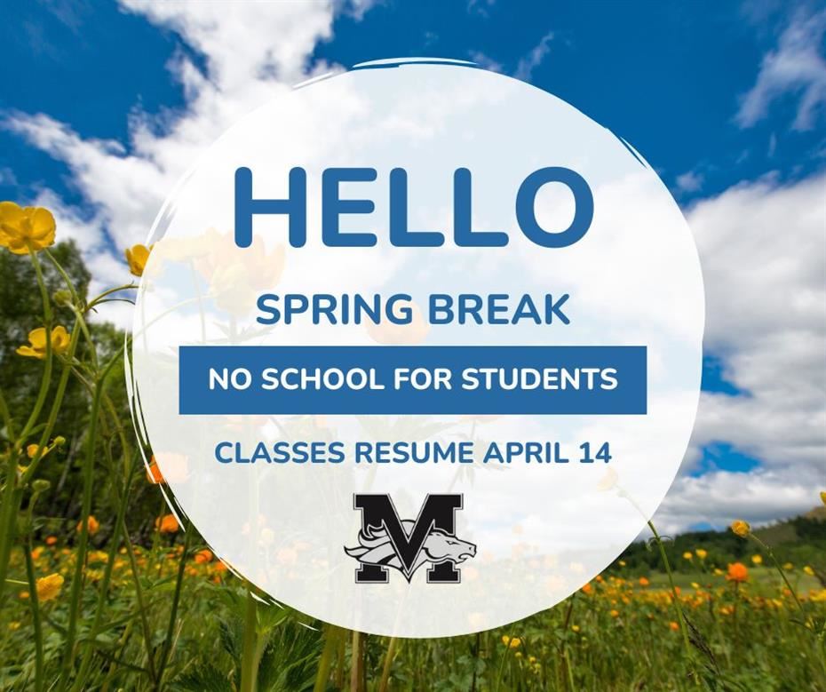  School Resumes April 14th